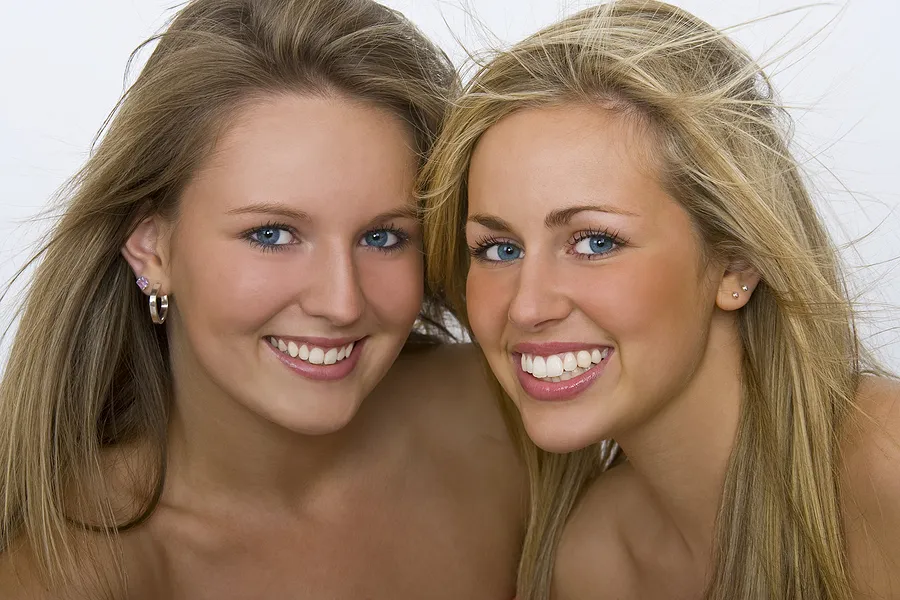 Dentistry New York NY Two Happy Young Women Blonde Hair